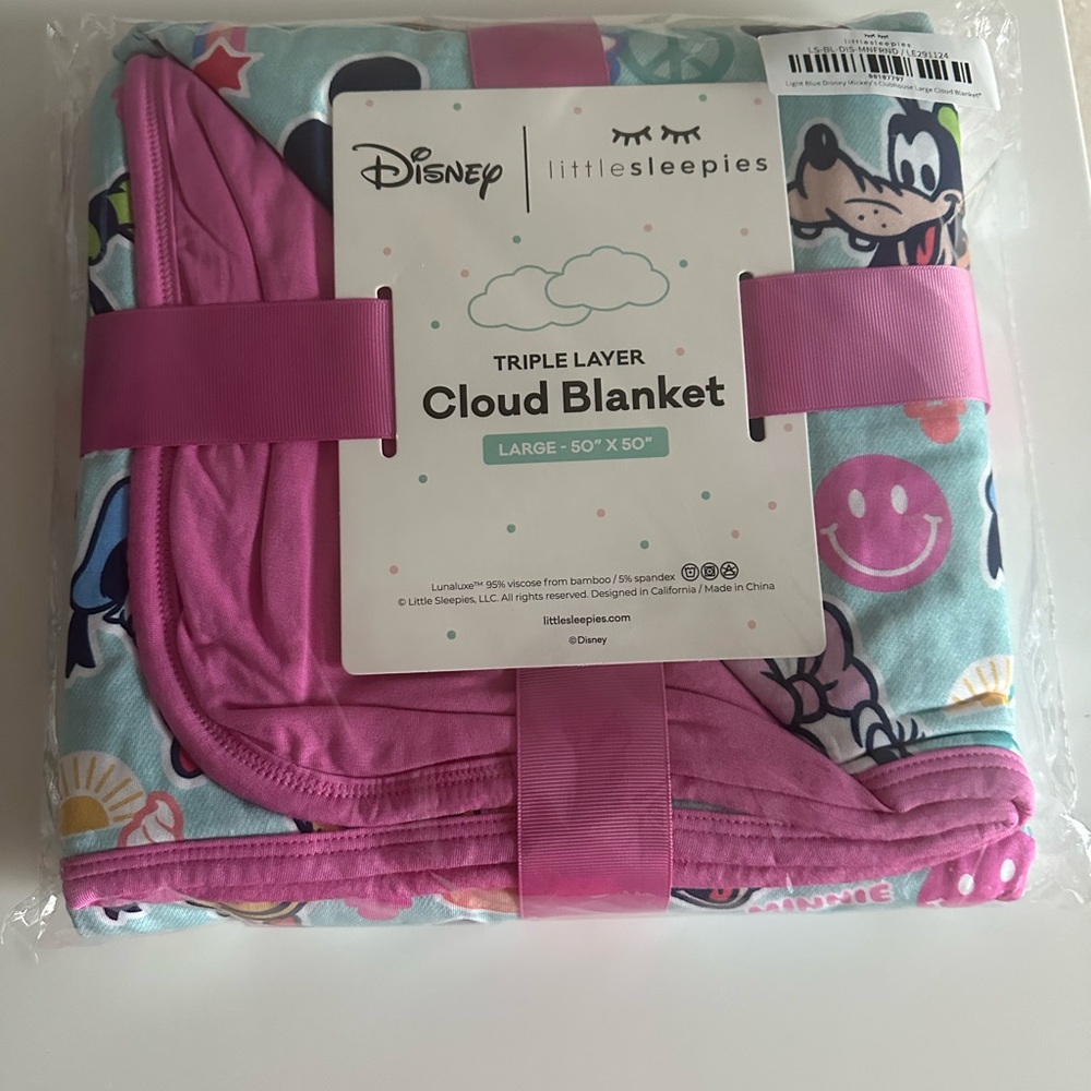 Disney Little Sleepies Mickey’s Clubhouse Cloud Blanket